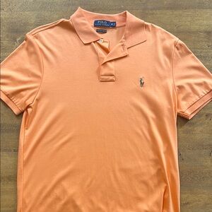 Polo by Ralph Lauren Orange Polo Shirt Classic Style